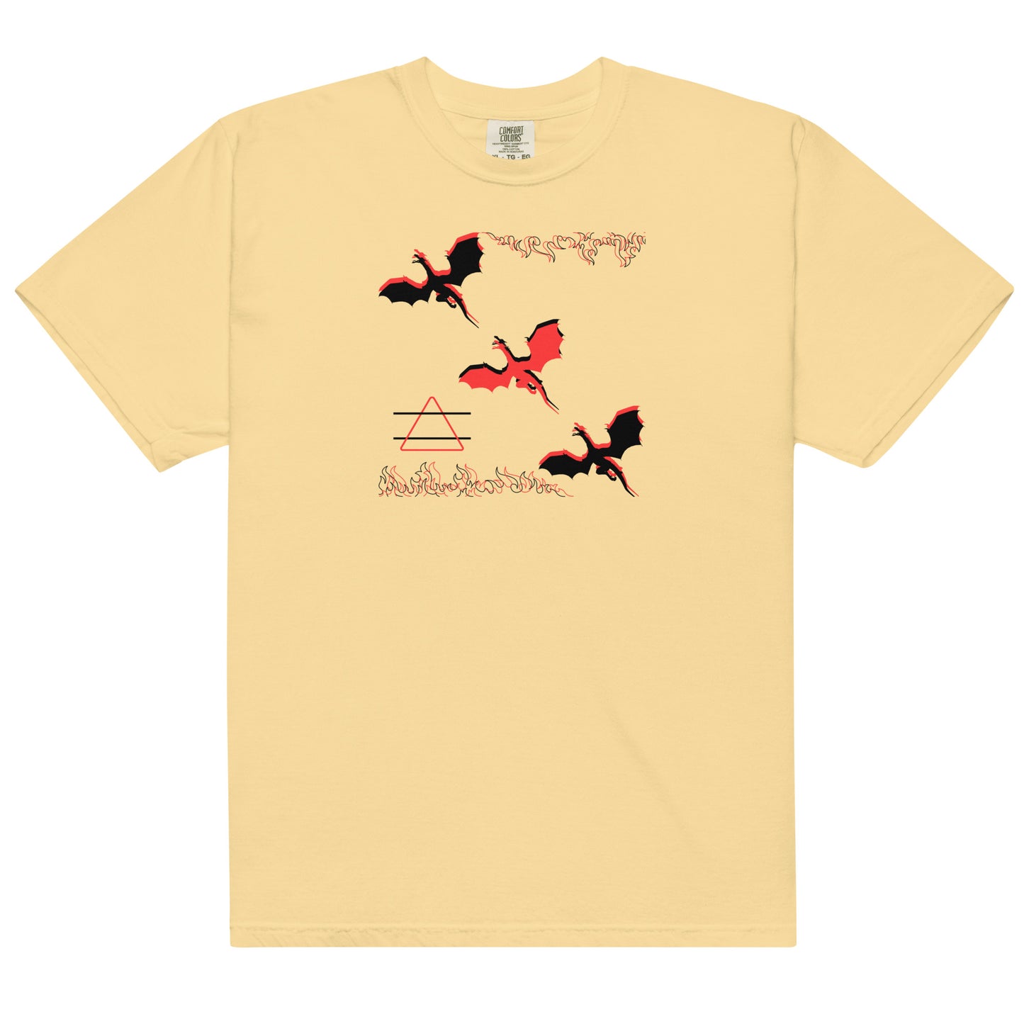 MENS RED PLANET DRAGONS Heavyweight T-shirt