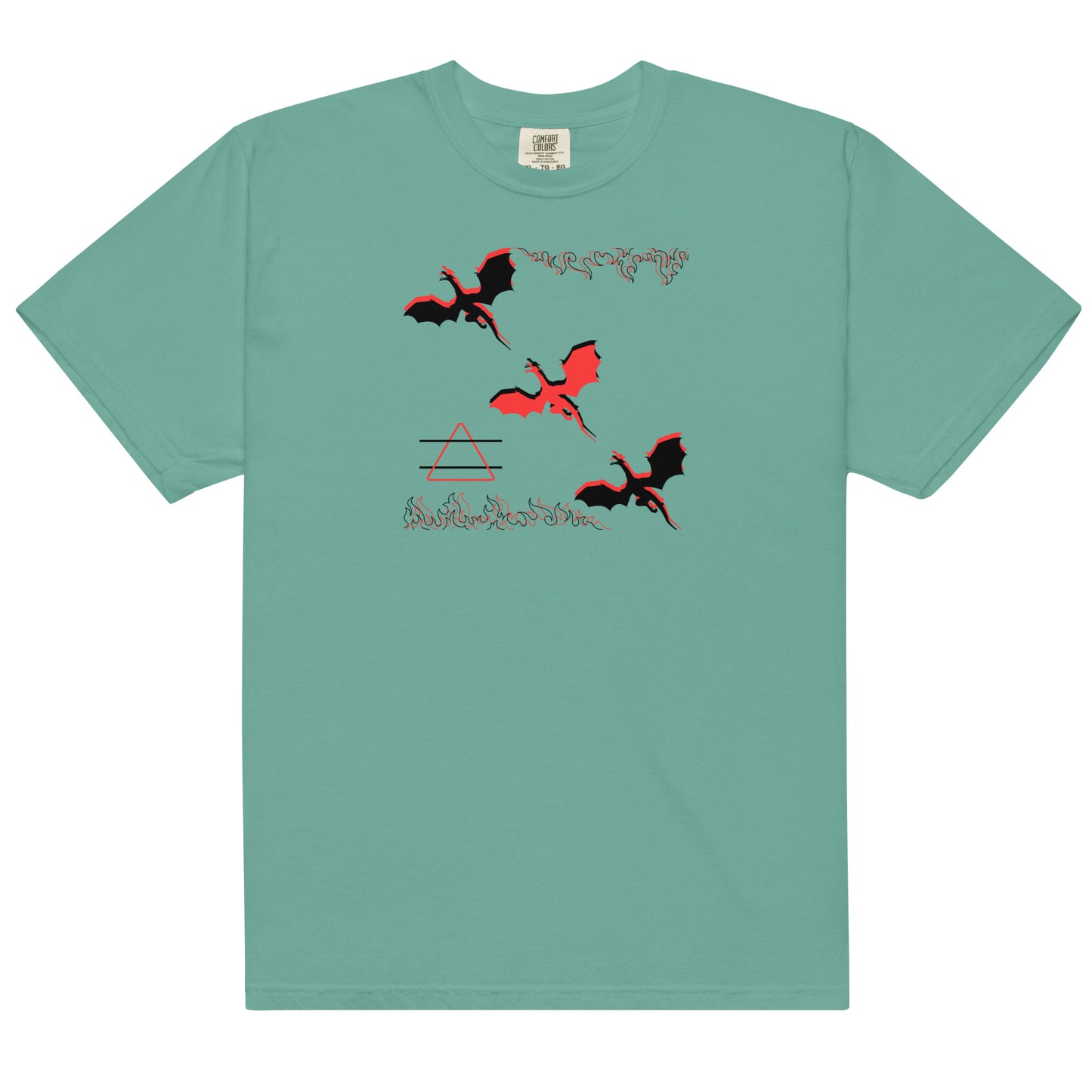 MENS RED PLANET DRAGONS Heavyweight T-shirt