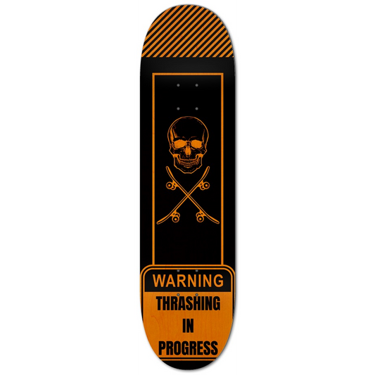 BEWARE THE THRASH Custom Skateboard