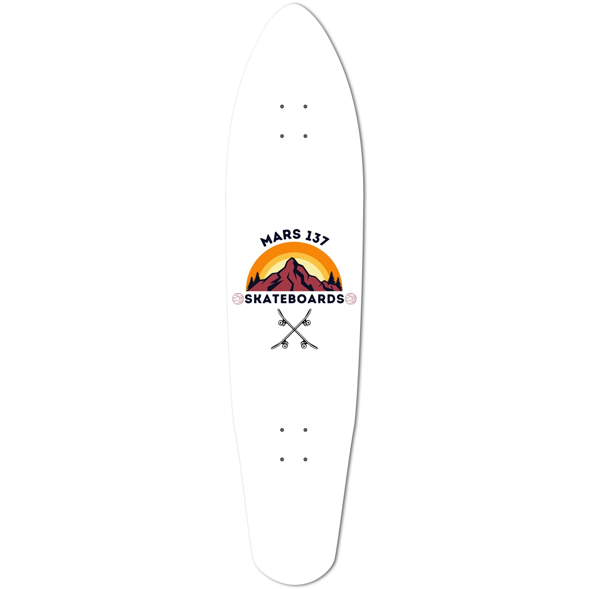 MOUNT X Custom Longboard
