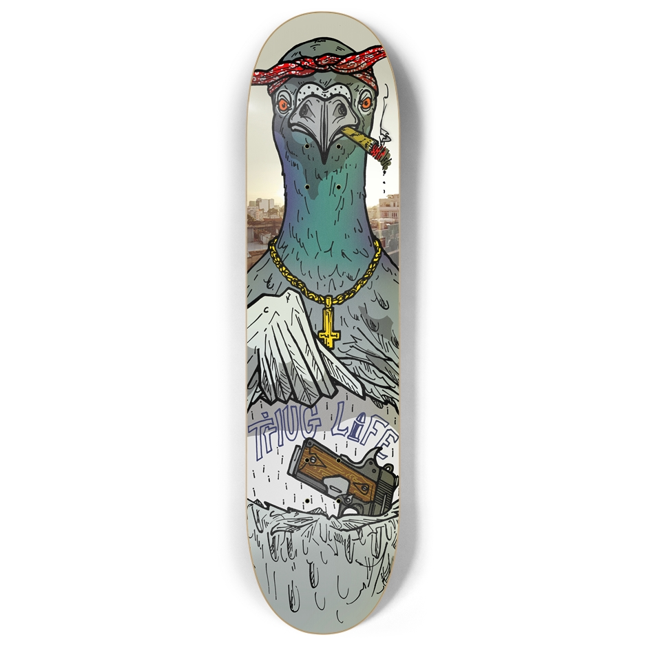 THUG PIGEON Premium Skateboard
