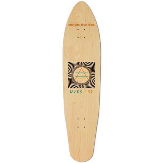 MARS SPIRAL Custom Longboard
