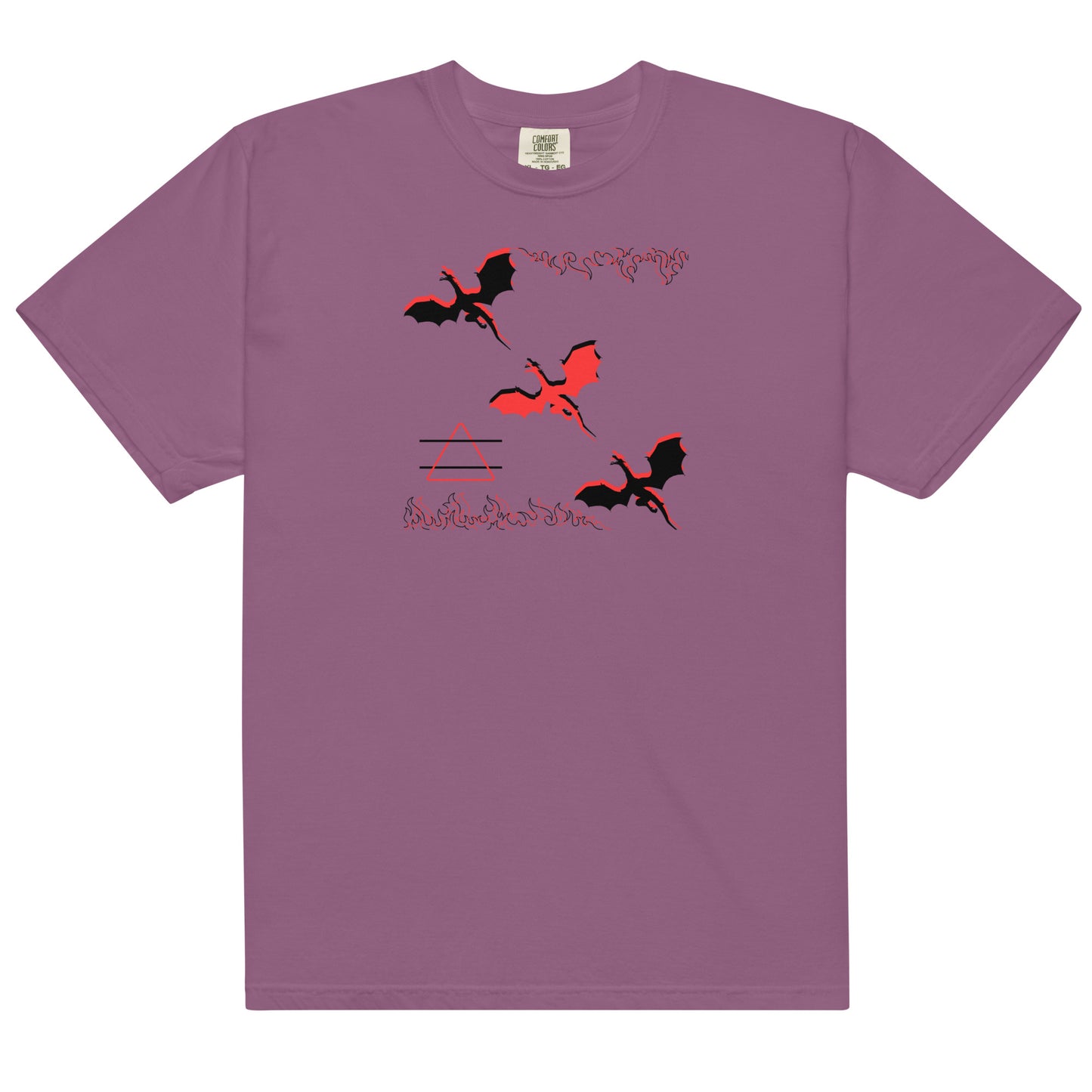 MENS RED PLANET DRAGONS Heavyweight T-shirt
