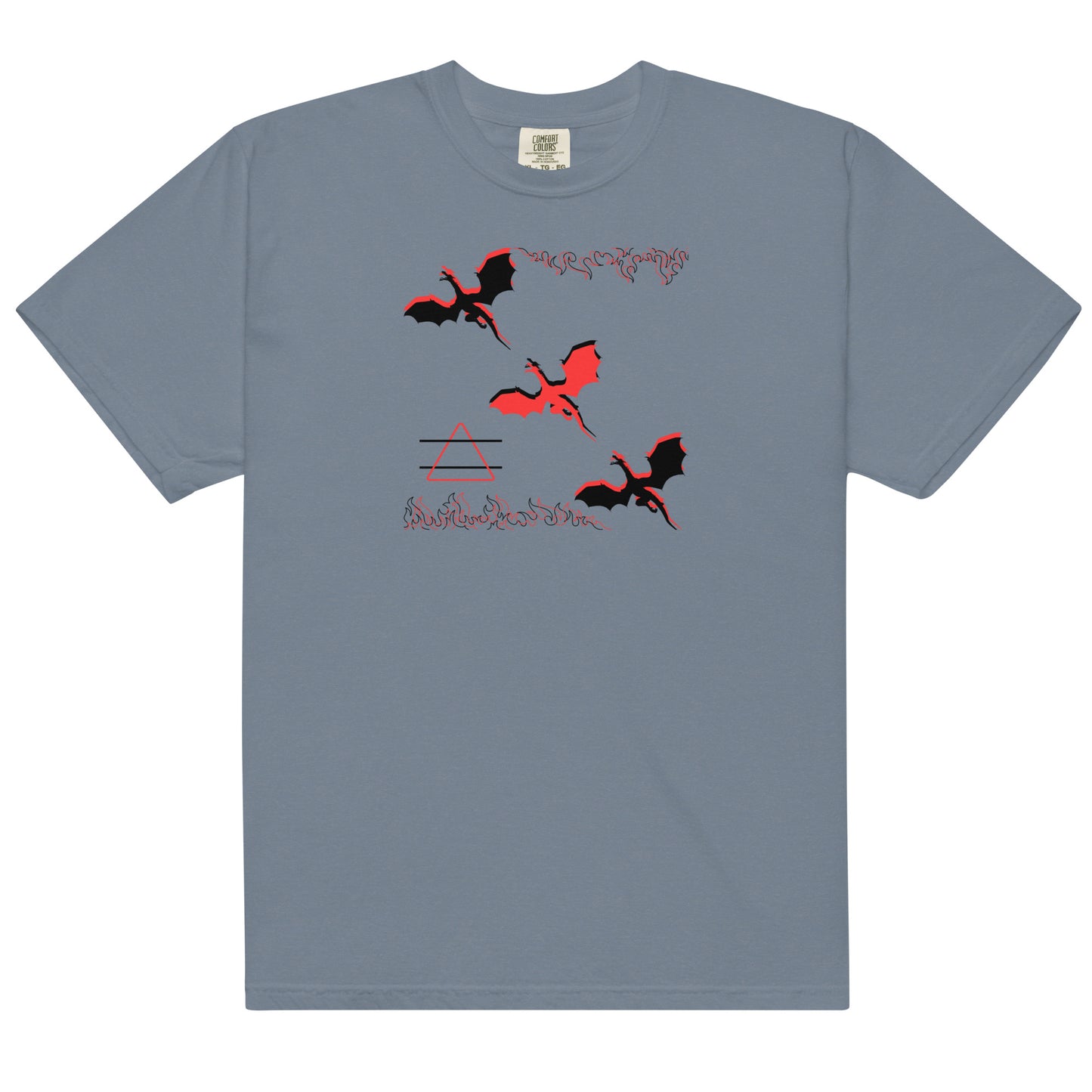 MENS RED PLANET DRAGONS Heavyweight T-shirt
