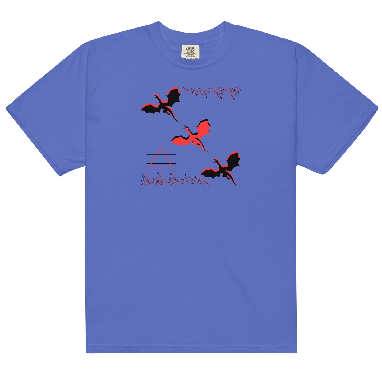 MENS RED PLANET DRAGONS Heavyweight T-shirt