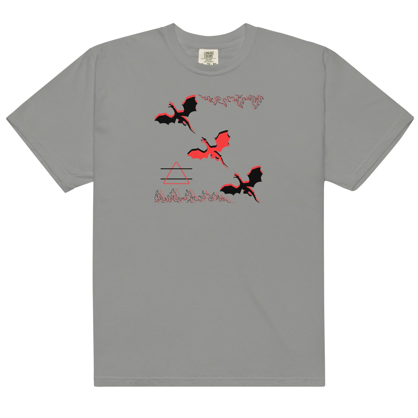 MENS RED PLANET DRAGONS Heavyweight T-shirt