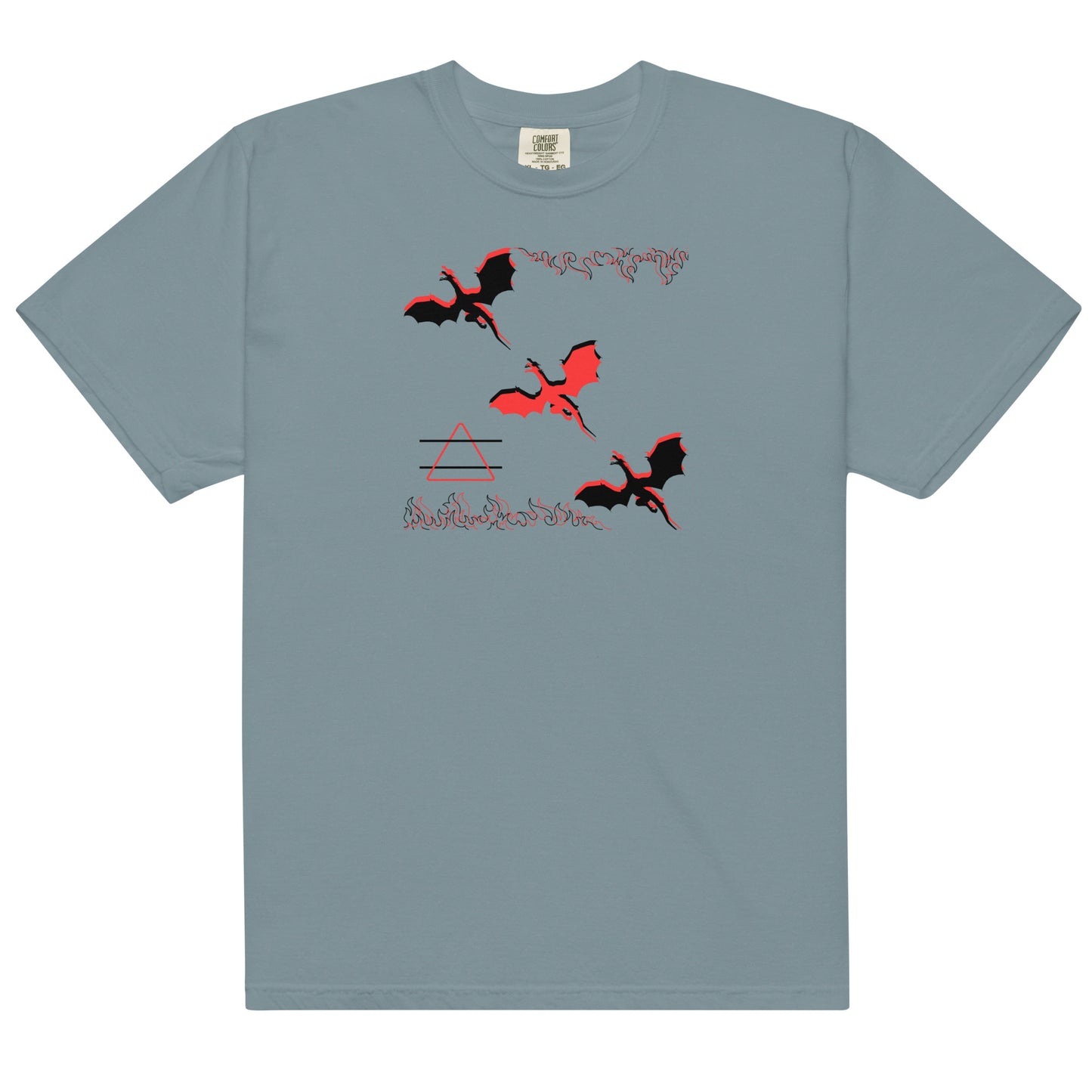 MENS RED PLANET DRAGONS Heavyweight T-shirt