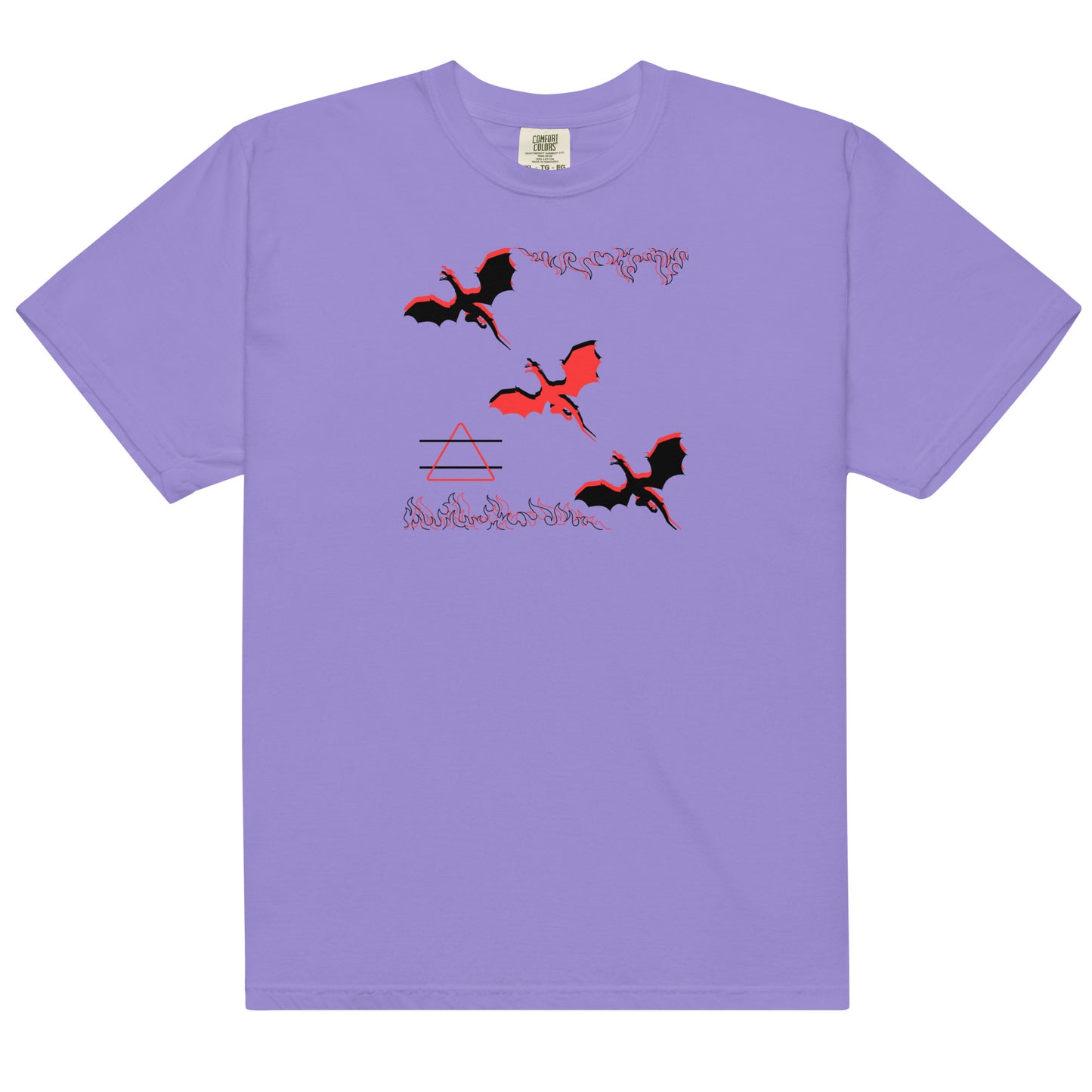 MENS RED PLANET DRAGONS Heavyweight T-shirt
