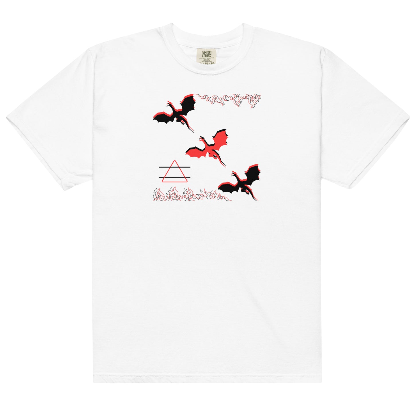 MENS RED PLANET DRAGONS Heavyweight T-shirt