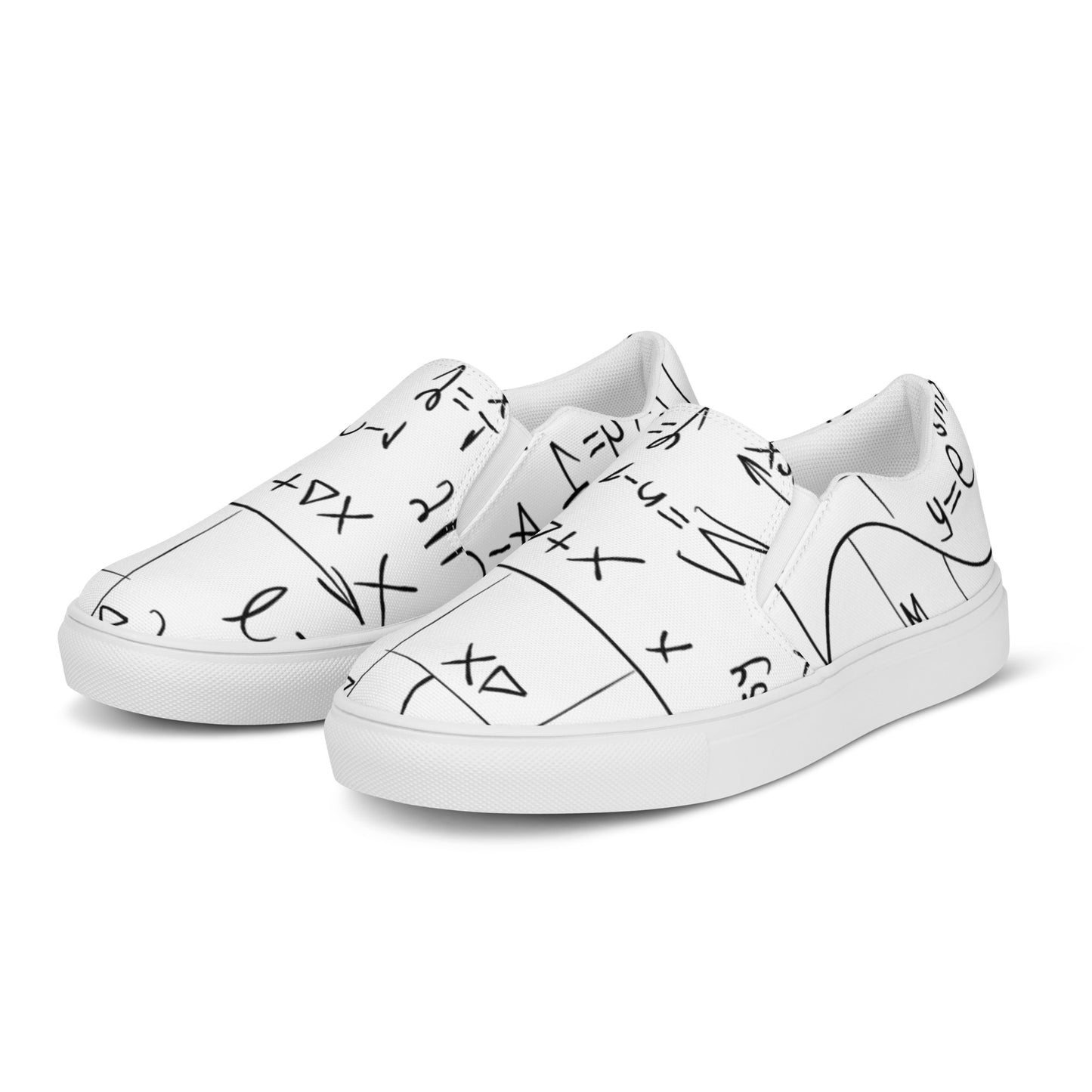 WOMEN’S ALGORITHM Slip-On Canvas Shoes